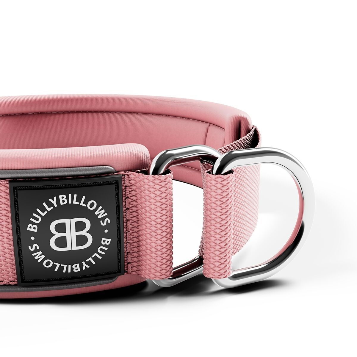 BullyBillows Slip on Collar Reflective 5cm Pink