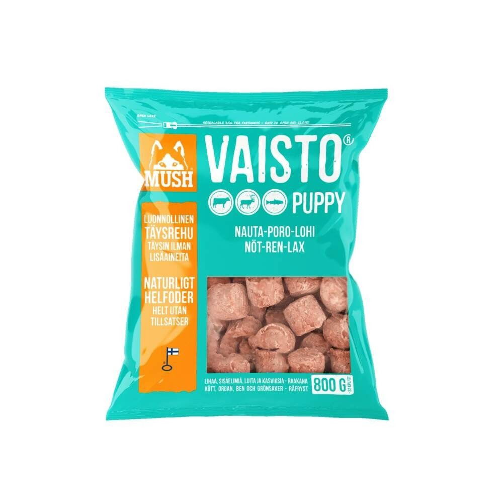 MUSH Vaisto® Isblå Nöt-ren-lax 800g