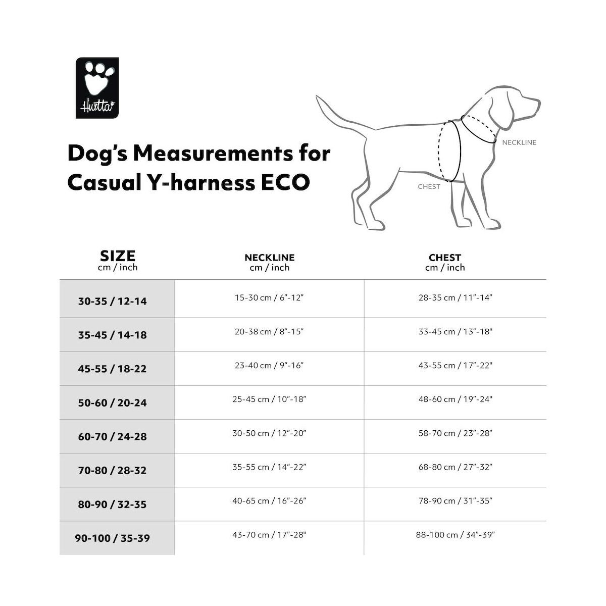 Hurtta Casual Y-harness ECO ruby 