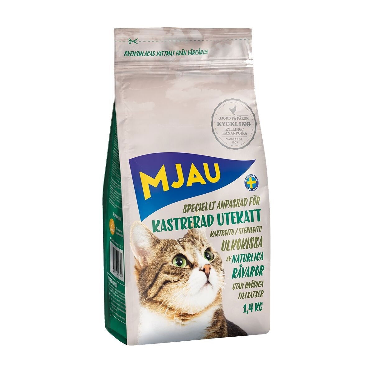 Mjau Kastrerad Utekatt