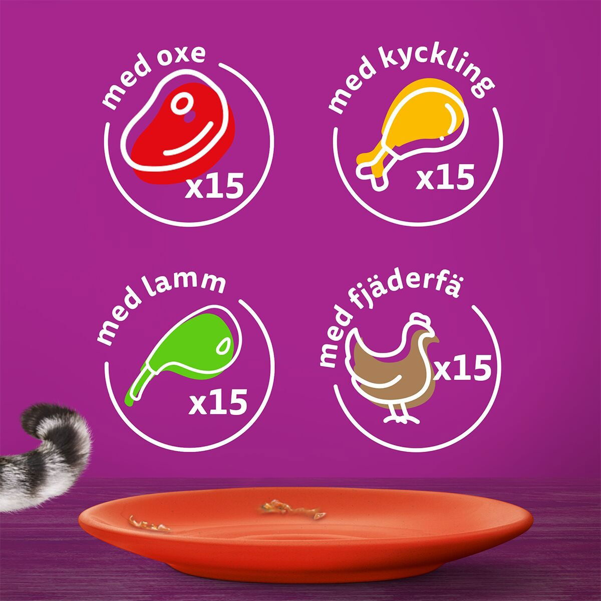 Whiskas 1+ jelly 60x85g