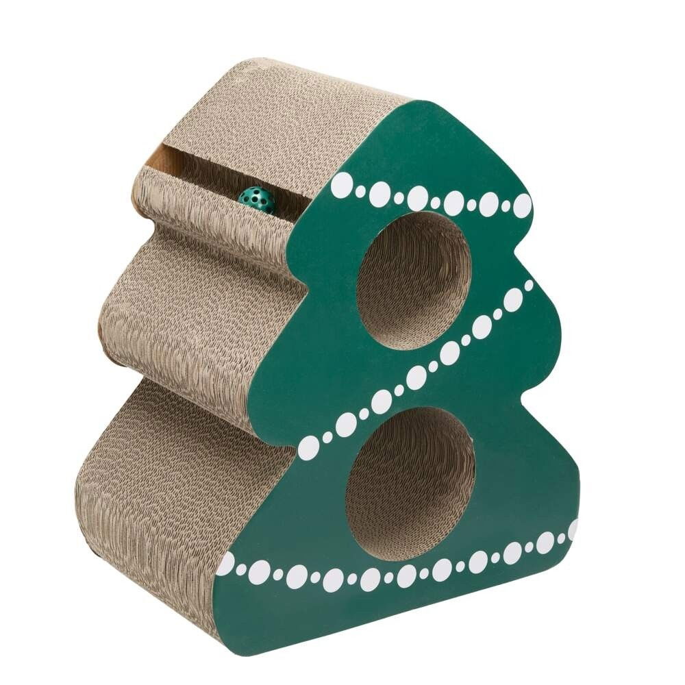 Little&Bigger Seasons Classics Xmas tree cardboard scratch & play