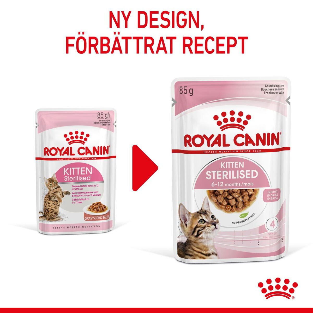 RC FHN Kitten Sterilised Gravy 12x85g