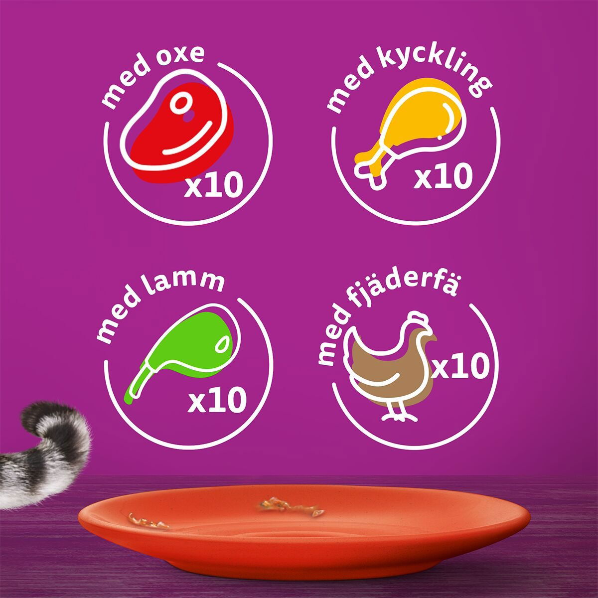Whiskas 1+ gravy 40x85g