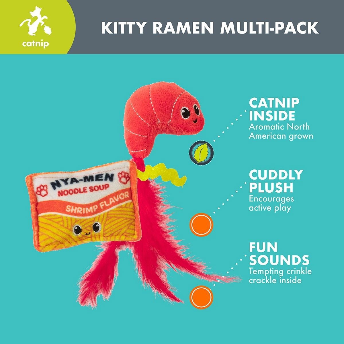 Quirky Kitty Send Noods Ramen