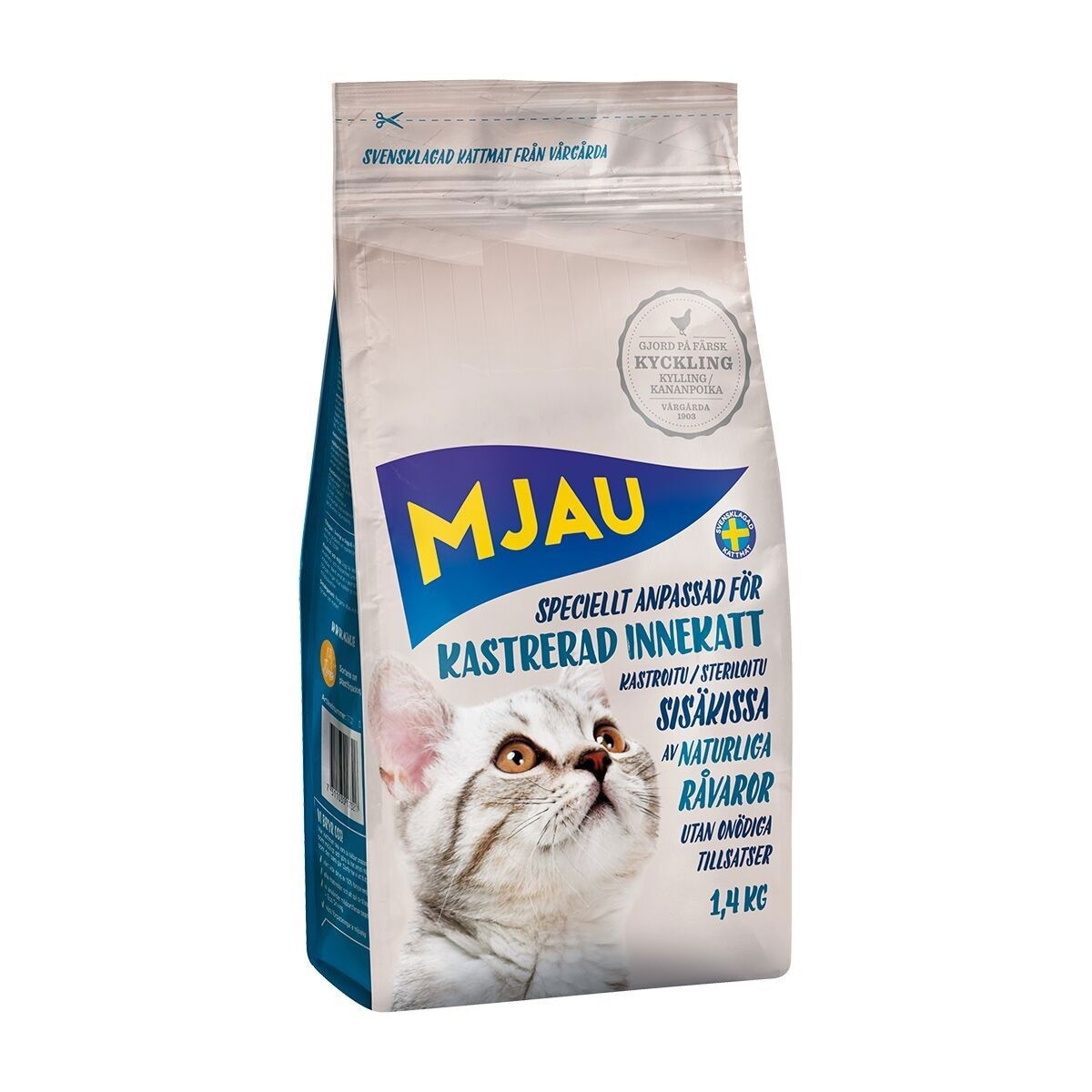 Mjau Kastrerad Innekatt