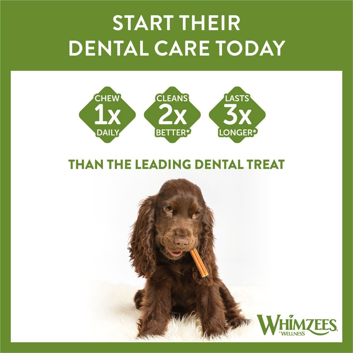 Whimzees Value Bag Puppy XS/S 28pcs functional chew for dogs