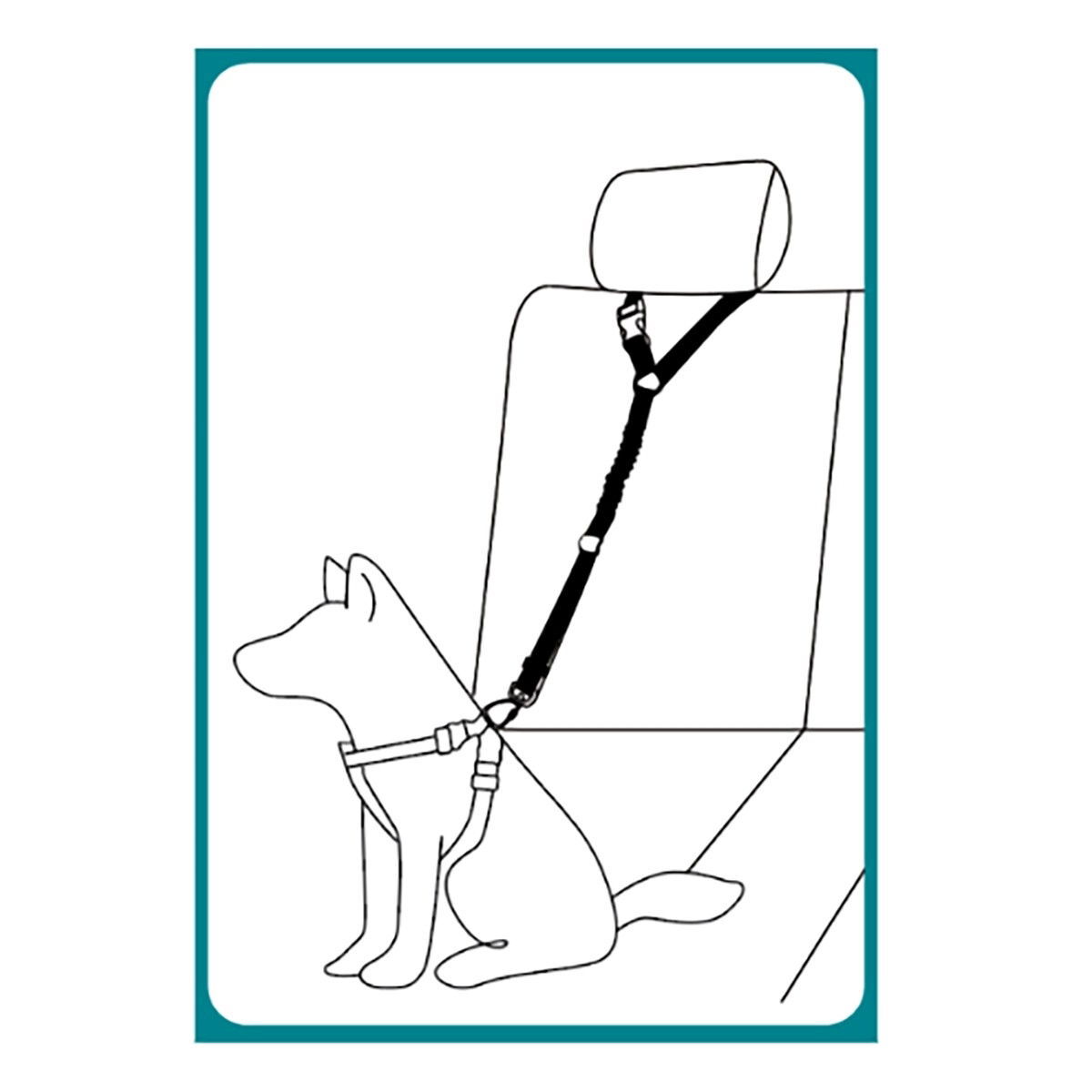 Basic Travel Headrest bungee seatbelt