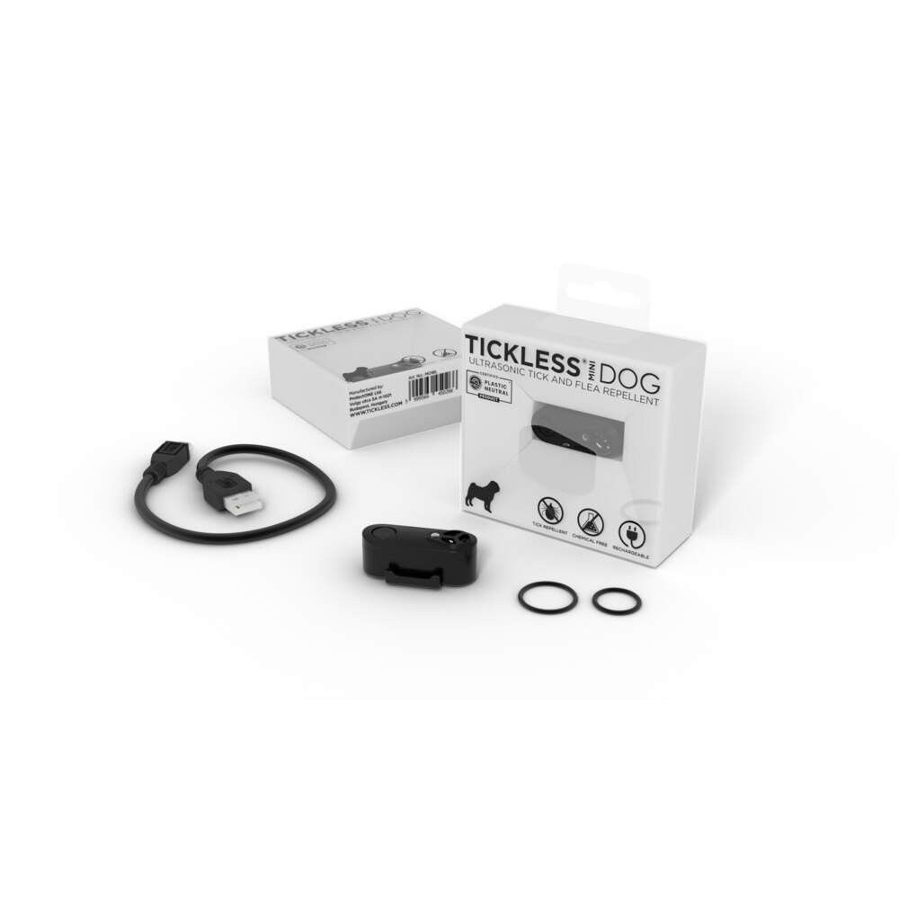 Tickless MINI DOG Electronic Tick Repellent black