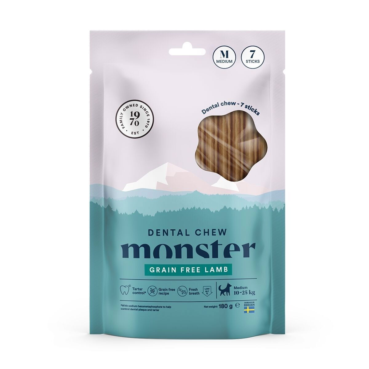 Monster Dog Dental Chew Lamb Medium