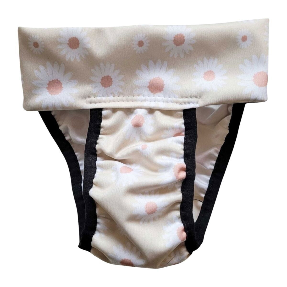RuttuNuttu heat pants wraparound, daisies beige