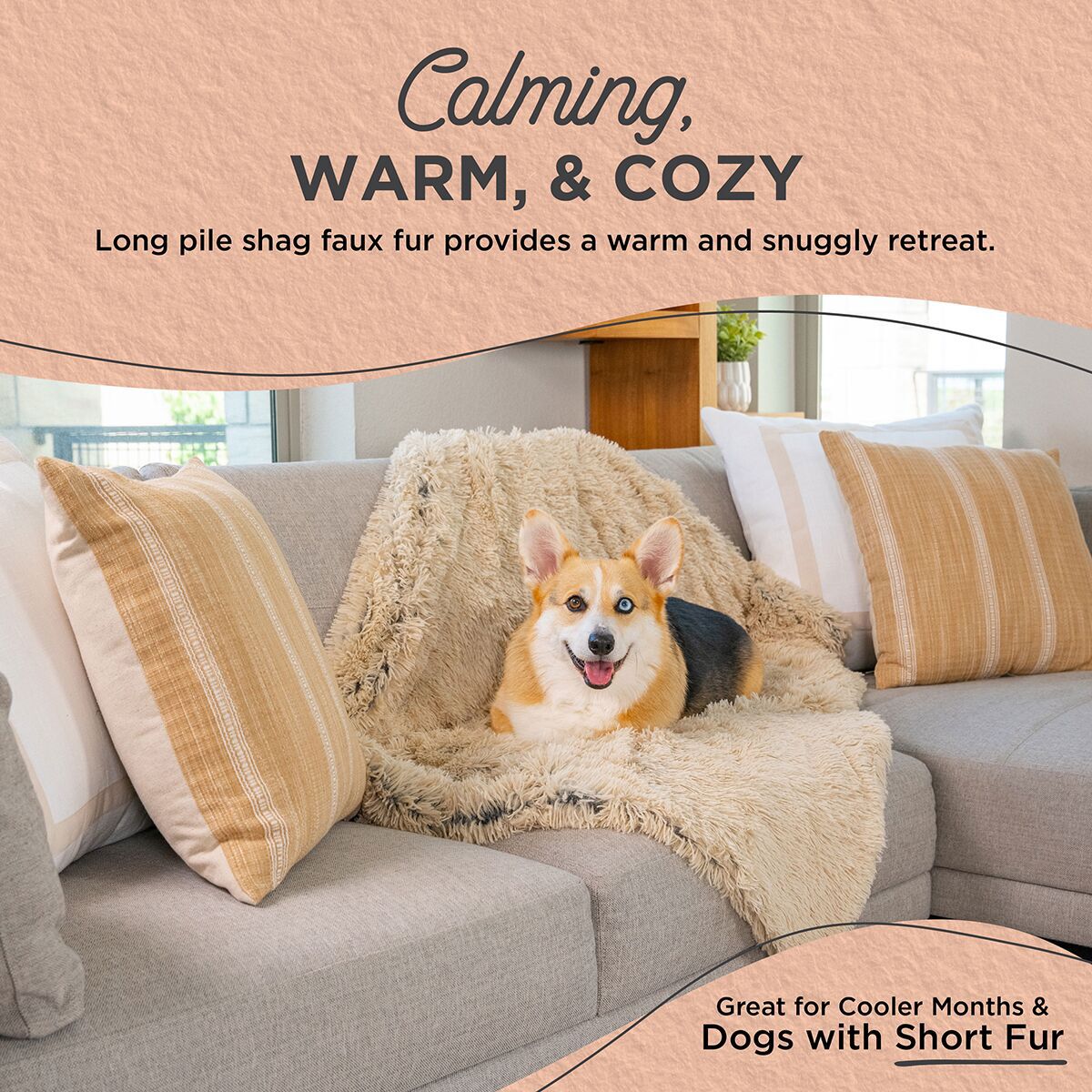 Best Friends by Sheri Fluffy blanket shag 75x100cm