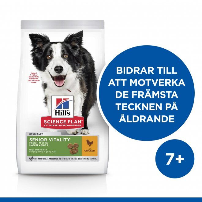 Hill's Science Plan Dog  Senior Vitality Medium