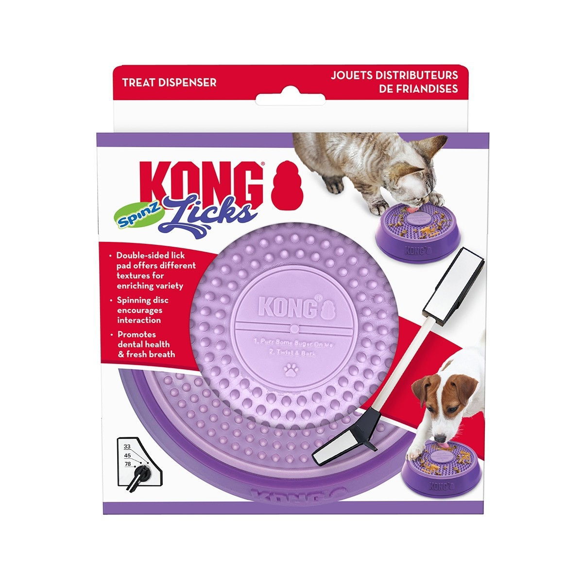 KONG Licks Spinz S