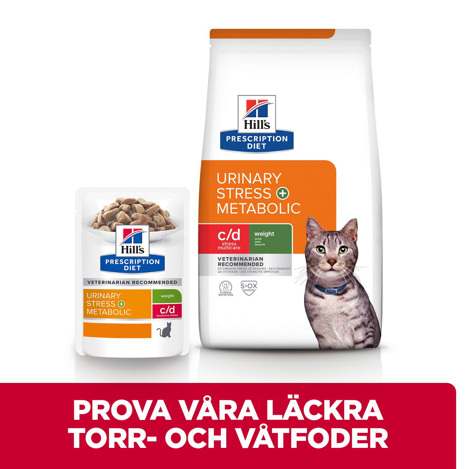 Hills Diet Cat Metabolic + Urinary Stress 1,5kg