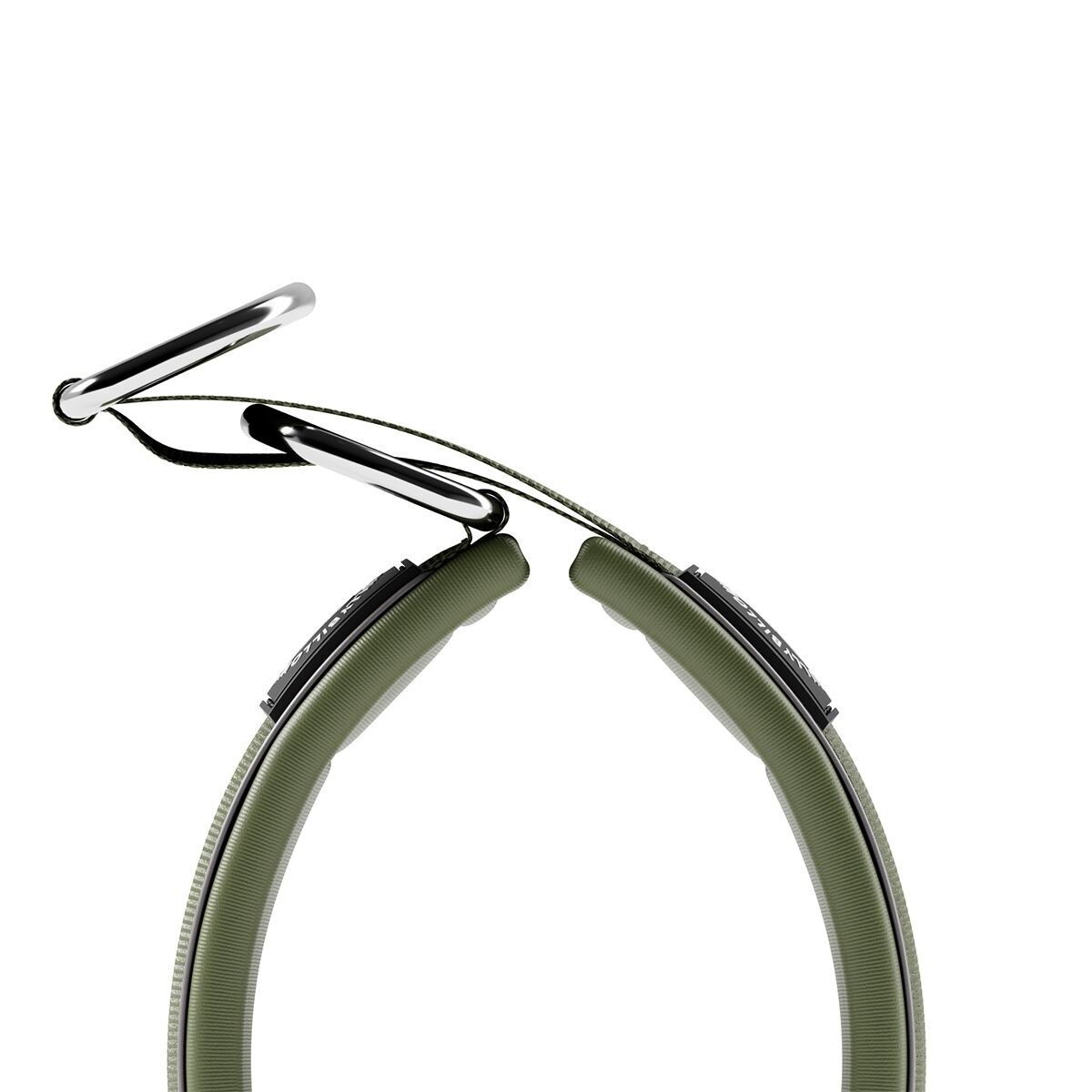 BullyBillows Slip on Collar Reflective 4cm Khaki