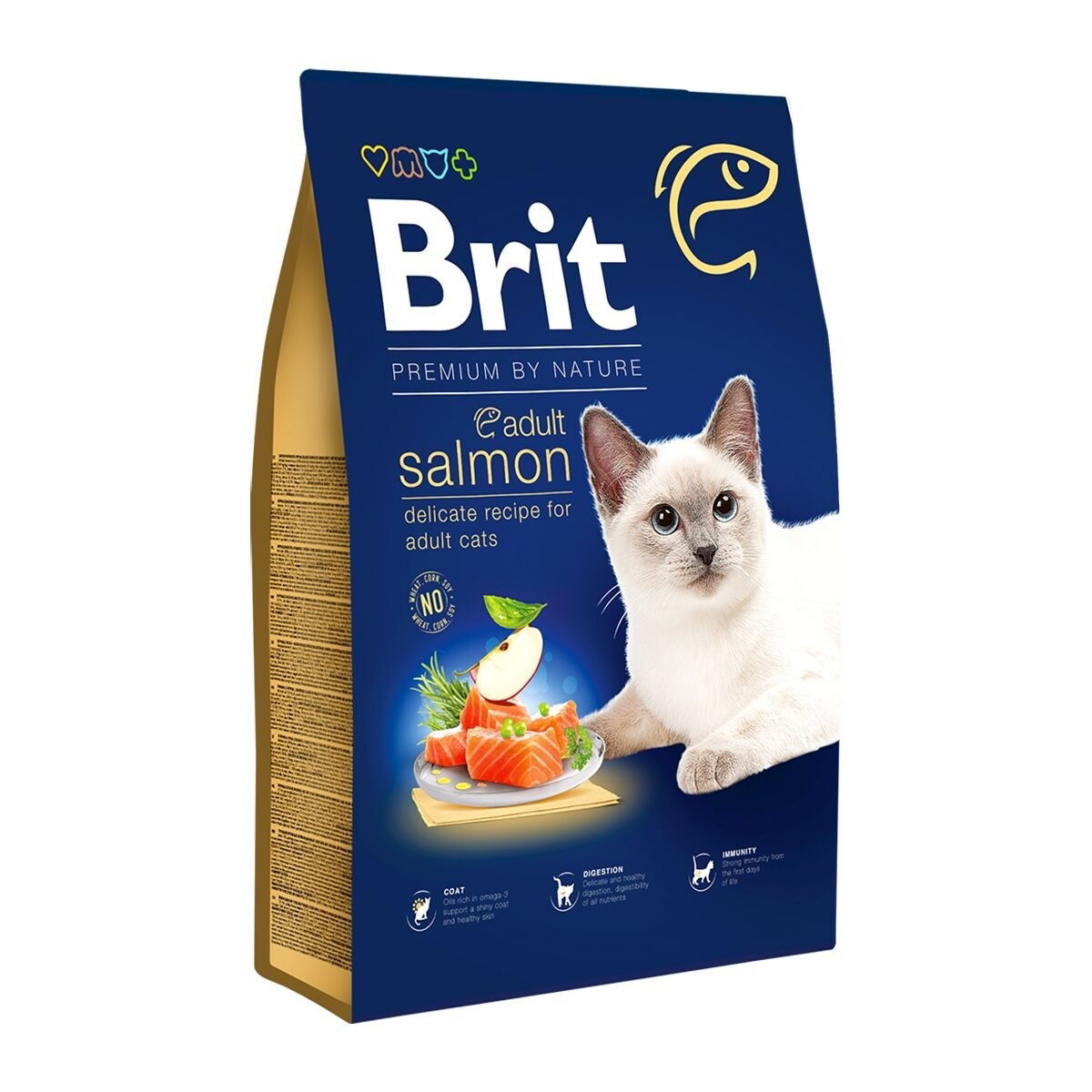 Brit Premium by Nature cat Adult Salmon
