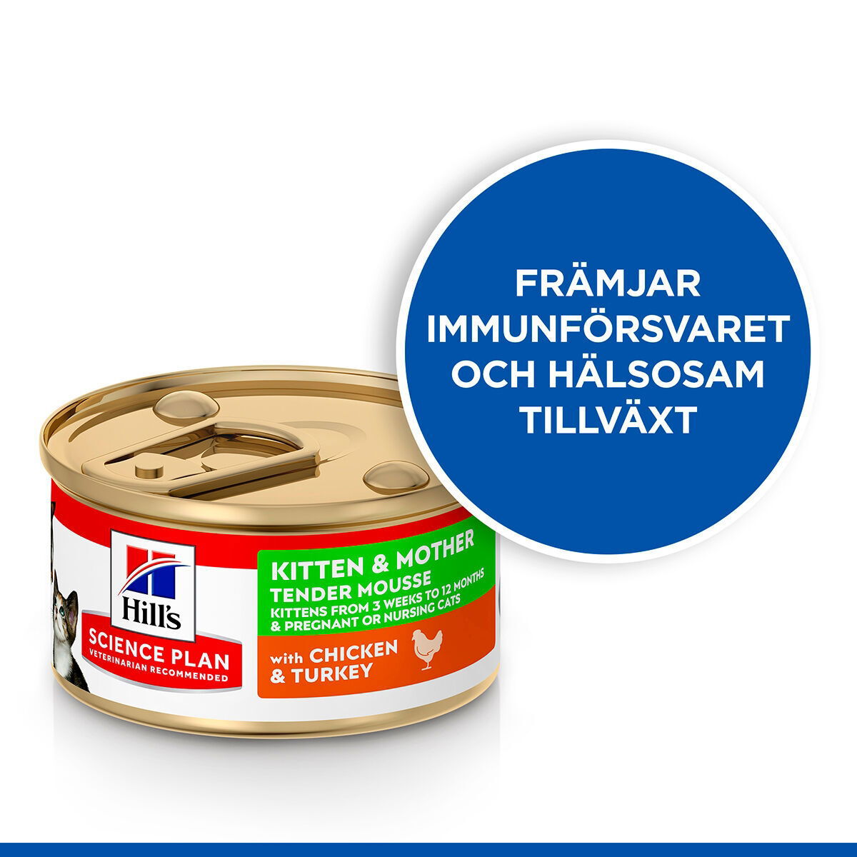 Hill's SP Feline & Kitten Tender Mousse 85g