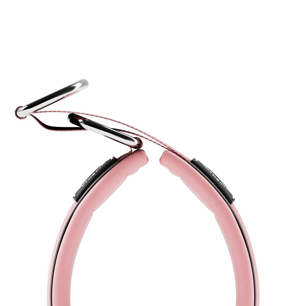 BullyBillows Slip on Collar Reflective 4cm Pink